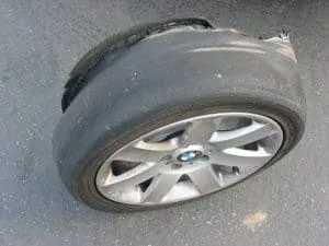 wheel blow out